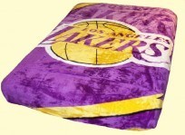 Queen NBA Lakers Royal Plush Blanket