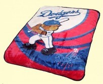 Baby MLB Dodgers Mink Blanket