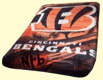 Twin NFL Bengals Mink Blanket