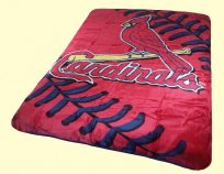 MLB Twin St. Louis Cardinals Mink Blanket