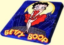 Betty Boop Throw Mink Blanket