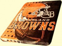 Twin NFL Browns Mink Blanket