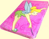 Throw-Size Tinkerbell Pink Fairy Mink Blanket