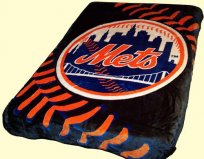 Twin NY Mets Mink Blanket