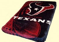 Twin NFL Texans Mink Blanket