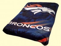 Twin NFL Broncos Mink Blanket