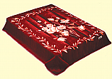 Wonu Two-Ply Queen Crinum Brown Mink Blanket