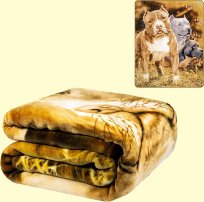 Signature Collection Queen Pitbull Mink Blanket