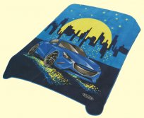 Solaron Twin/Full Sports Car Mink Blanket