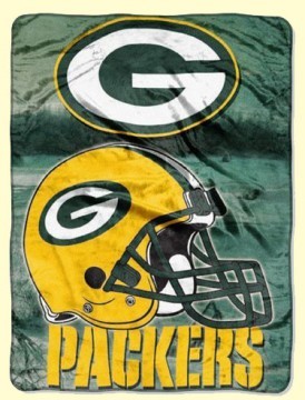 Twin NFL Packers Raschel Blanket
