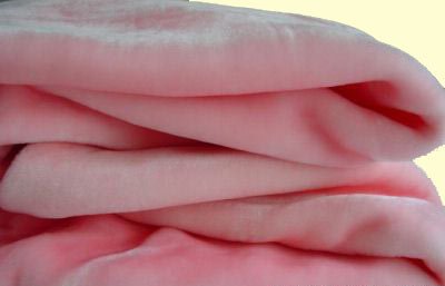 Twin/Full Solaron Solid Pink Mink Blanket