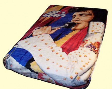 Twin/Full Elvis Mink Blanket