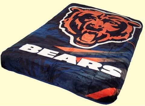 Twin NFL Bears Mink Blanket