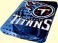 Twin NFL Titans Mink Blanket